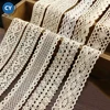 China high quality flower style white mesh fabric lace wholesale ribbon ,cotton lace trim ribbon for wedding invitations