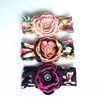 Fashion jewelry high quality flower rose japanese style eco-friendly soft touch hair accessories