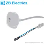 UK 13A Fused Plug IEC C15 Connector power cord