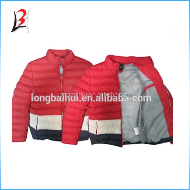 wholesale export surplus branded garment man jacket second hand clothing stock