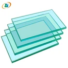 Factory low price solid glass raw material stained glass windows door glass skylight
