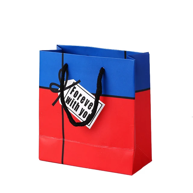 recycled packaging art wholesale custom print paper bags