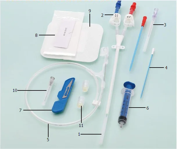 High Quality 3 Lumen Central Venous Catheter Kit Ceiso Mofolomed