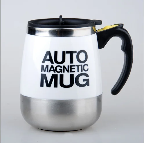 New 400ml Self Stirring Mug Automatic Mixing Stainless Steel Magnetic