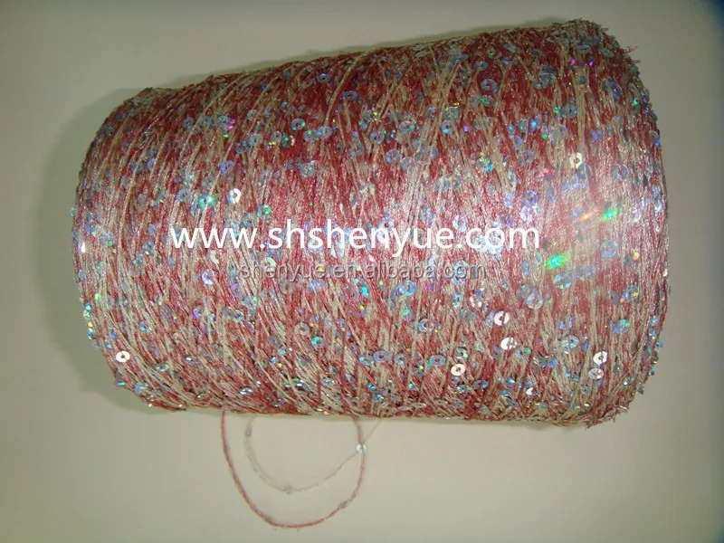 150D sequin thread for knitting