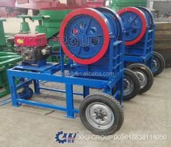 PE200X300 Portable rock crusher mini jaw crusher/ dieselengine jaw crushers for sale