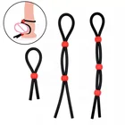 Adult Sex Toys Male Delay Ejaculation Long Time Lasting Silicone Vibrating Penis Cock Ring for Men