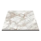 Huida cheap white brown color 600*600mm 3d full polished glazed porcelain floor tile
