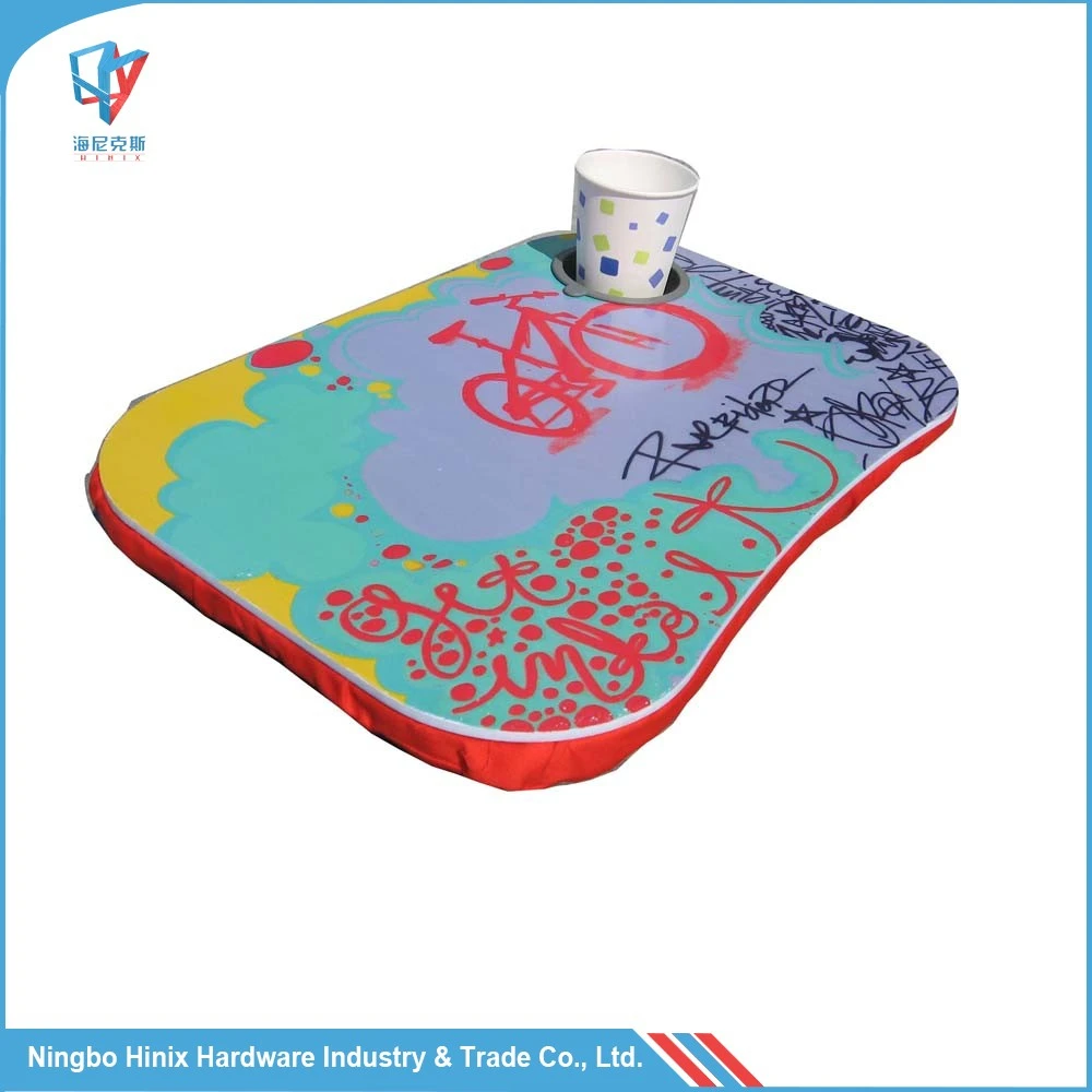 Portable Builtin Cup Holder Lap Tray With Cushion Laptop Desk Buy