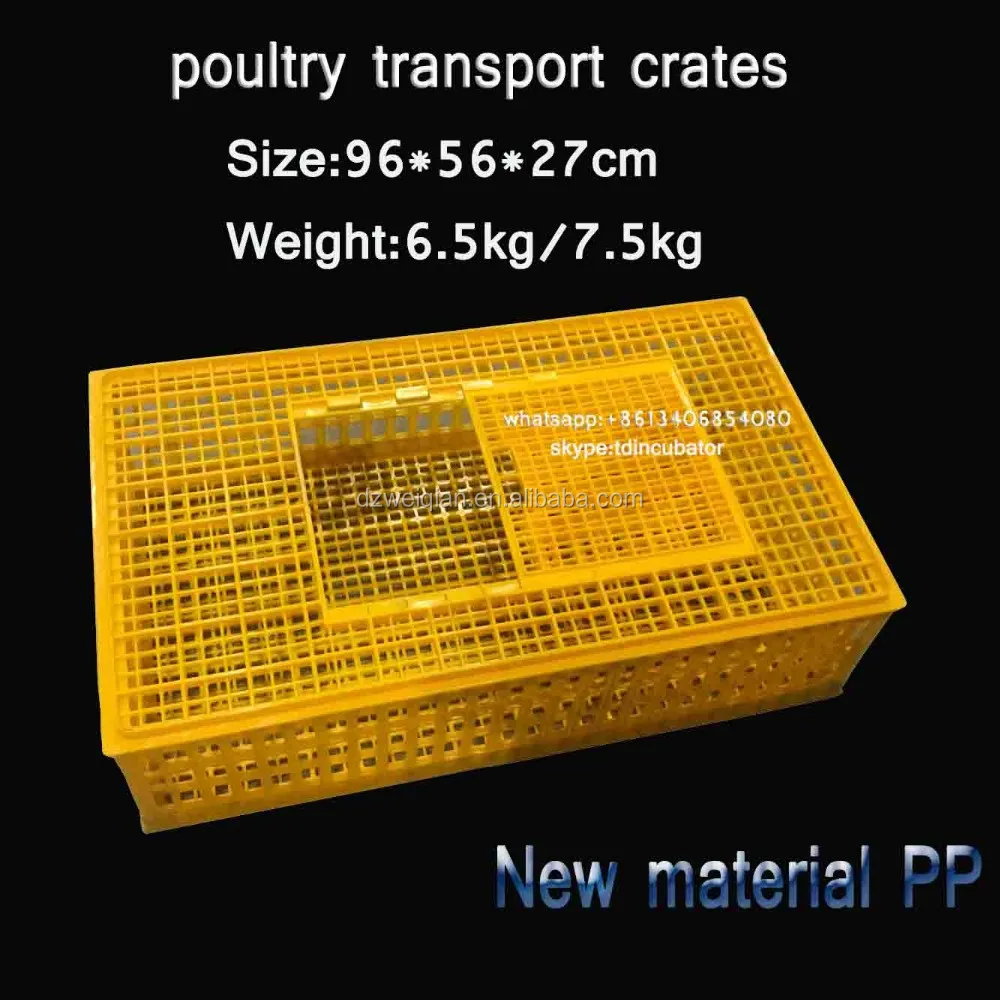 poultry plastic transport crates