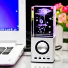 Crystal engraving cube usb portable bt speaker for laptop