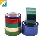 Green Polyester Silicone Adhesive Electroplating Tape Heat Resistant PET Powder Coating Tape