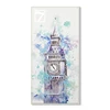 Watercolor Big Ben Canvas Painting Art Prints with Hand Touch for Wall Decoration