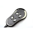 Hand-held 4 button remote controller with constant light for recliner chair and adjustable bed