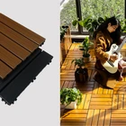 Contemporary Outdoor Decking Anti-slip Anti Fade Anticrack Outdoor WPC Verandar Decking