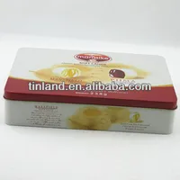 elegant large christmas metal gift tin box for dietary