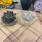 2018 colored crystal lotus flower feng shui Home decoration