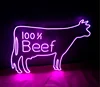 Advertising customized board led cheap waterproof open neon sign