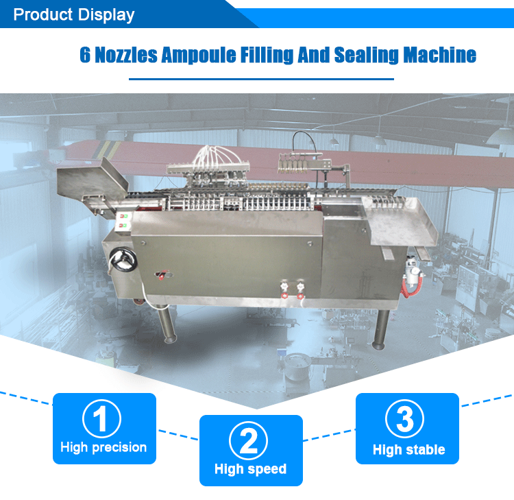 6 Nozzles ampoule filling machine1