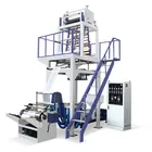 SS-FM HDPE LDPE high speed shopping bag T shirt bag extruder plastic mini film blowing machine