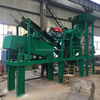 2017 new style mobile jaw crusher plant for granite stone crushing line