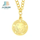 cartoon character high quality cheap custom gold tiger logo charm