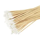 Wooden Oral Sterile Flocked Cotton Swab Sticks