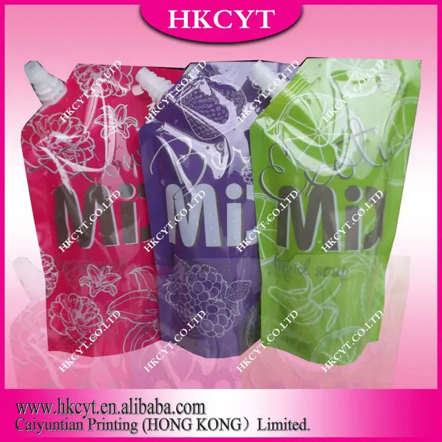 hong kong spouted standing pouch