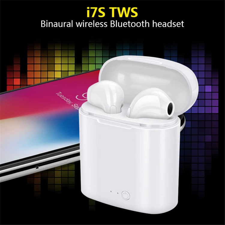 Hot selling Wireless Headphones i7s tws Twins Bluetooths Wireless Earbuds earphone for cell phone - ANKUX.COM