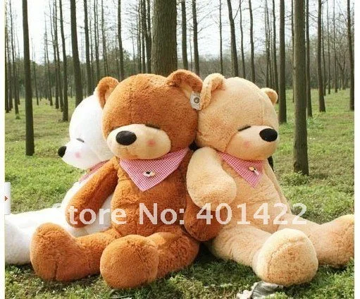 Very cute plush toy sleeping teddy bear with scarf bear plush toys 80cmJP toy003