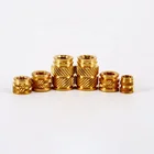 Custom brass nut knurled insert nut threaded molding insert nut for plastics