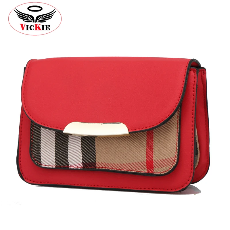 2015 Casual Women Messenger Bags Canvas Plaid Women Crossbody Bags Small Leather Female Bag Vintage Shoulder Bag Bolsas Sac HS46