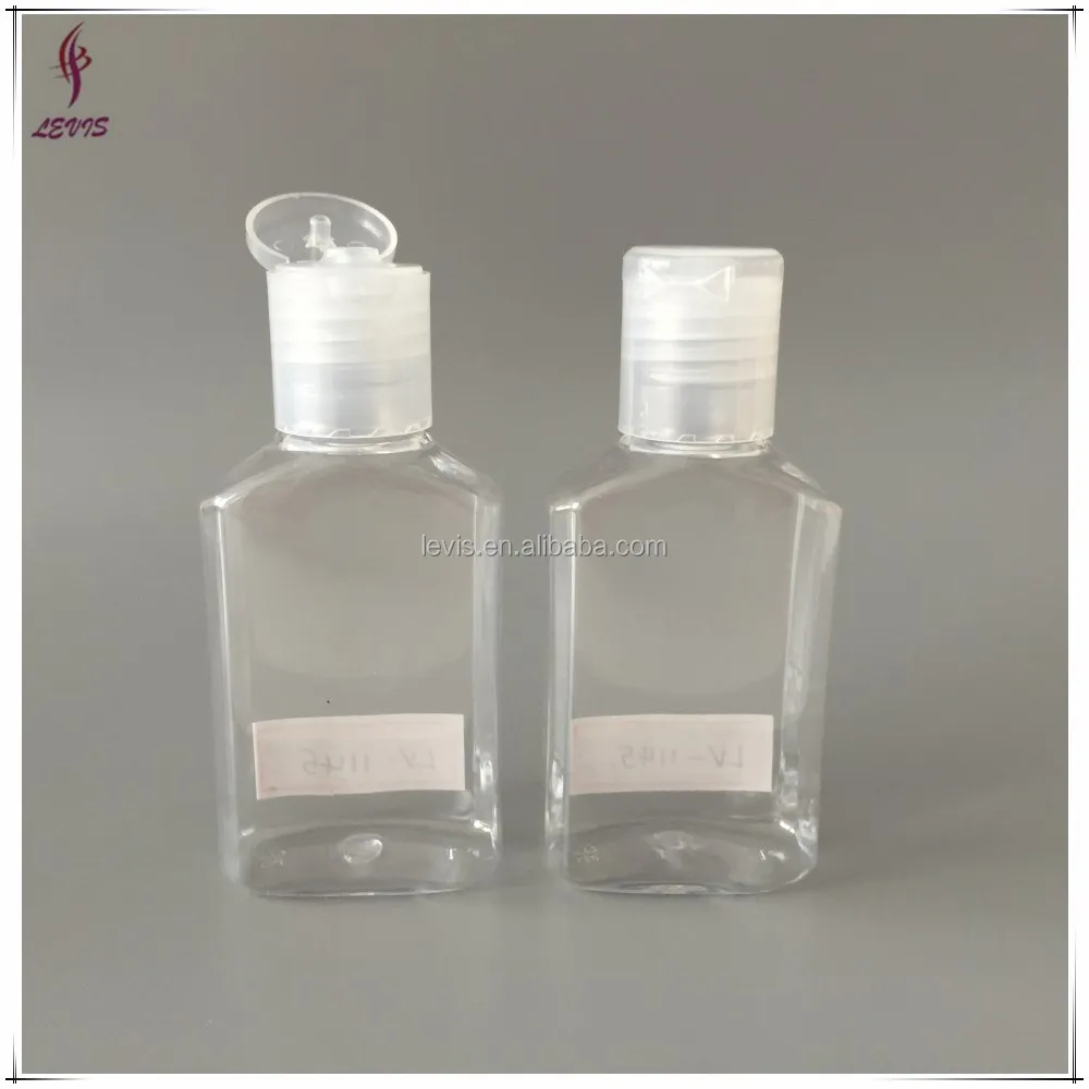 Plastic 60ml Empty Hand Sanitizer Bottle With Flip Top Buy Empty Hand
