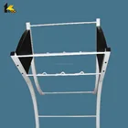 Customized carpet floor metal wood display rack