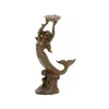 Beautiful Office Home Decoration Mermaid Polyresin Candle Holder