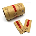 Custom Printed Laminated Kraft Paper Tea Packaging Film