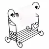 Useful toilet paper holder and Home storage rack organizer with 2-tiers