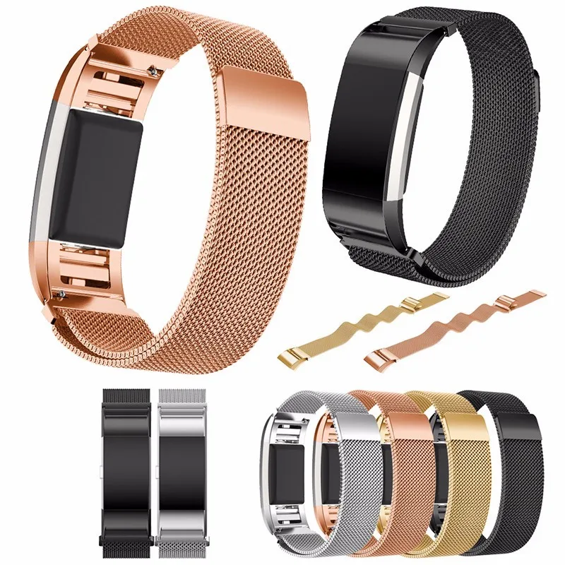 Pulseira Magnética Em Aço Inoxidável Fecho Para Fitbit Charge 2 Buy