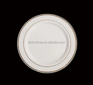 gold rimmed charger plates