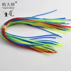 Fly Tying Material DIY Silicone Jig Skirts Random Color Quick Change Jig Skirt or Spinnerbait Skirt Fishing Bait