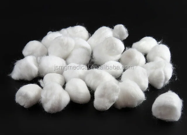 sterile medical absorbent cotton wool ball