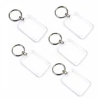 Transparent Blank Acrylic Key Chain Photo Picture Frame Keyring Clear Acrylic Key Chain
