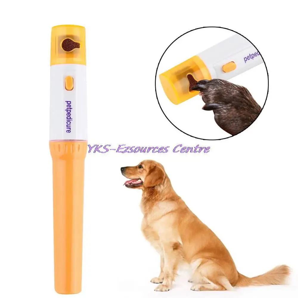 2016 new Worldwide Pet Dog Cat Nail Grooming Grinder Trimmer Clipper Electric Nail File Kit