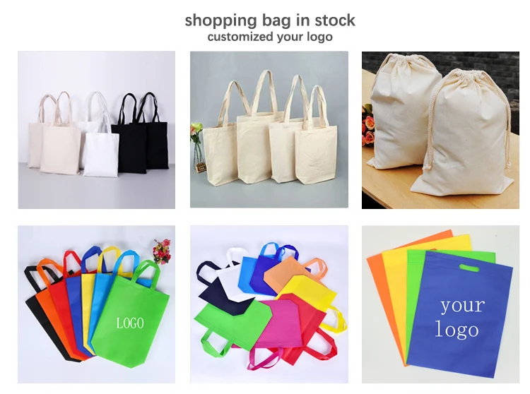 customized pp non woven matt lamination packing bags with logo