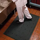 Anti-slip Holes Hollow Ring Interlock Restaurant Commercial Rubber Kitchen Floor Mats