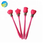 Promotional Cartoon Baby Girl Ballpoint Pen With Rose