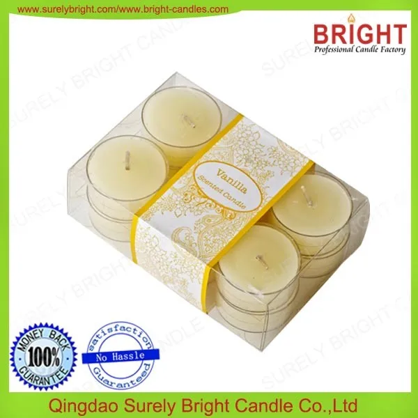 China Factory Wholesale Decotaive Scented Colored Tea Light Candle