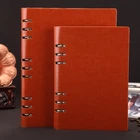 china stationery product wholesale custom A5 leather bound executive note book notebook