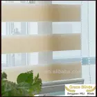 100% polyester fabric elegant design zebra roller blinds for blackout
