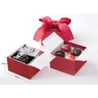 Beautiful small wedding candy paper gift box wholesale tall cookies cake paper box